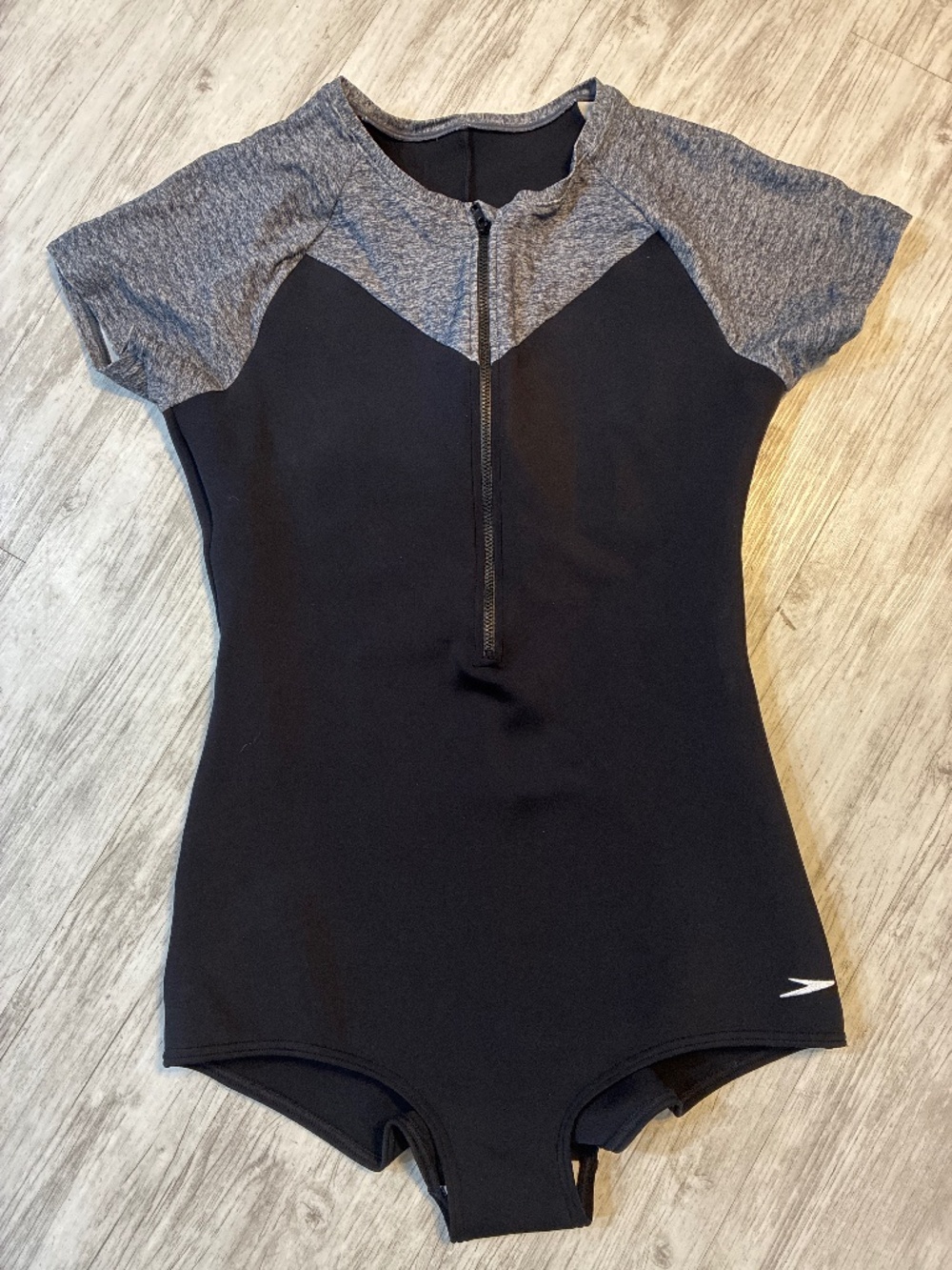 Speedo rash guard swimsuit